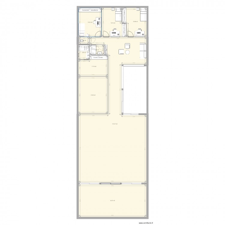 loft 300. Plan de 0 pièce et 0 m2