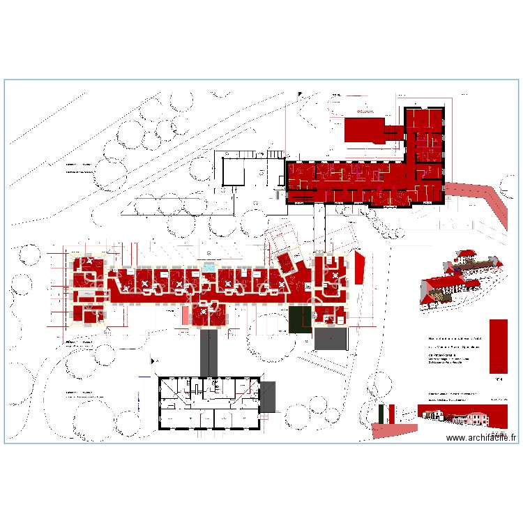 NIVEAU 2 BATIMENT 1 et 2 - PETITE ROSELLE. Plan de 0 pièce et 0 m2