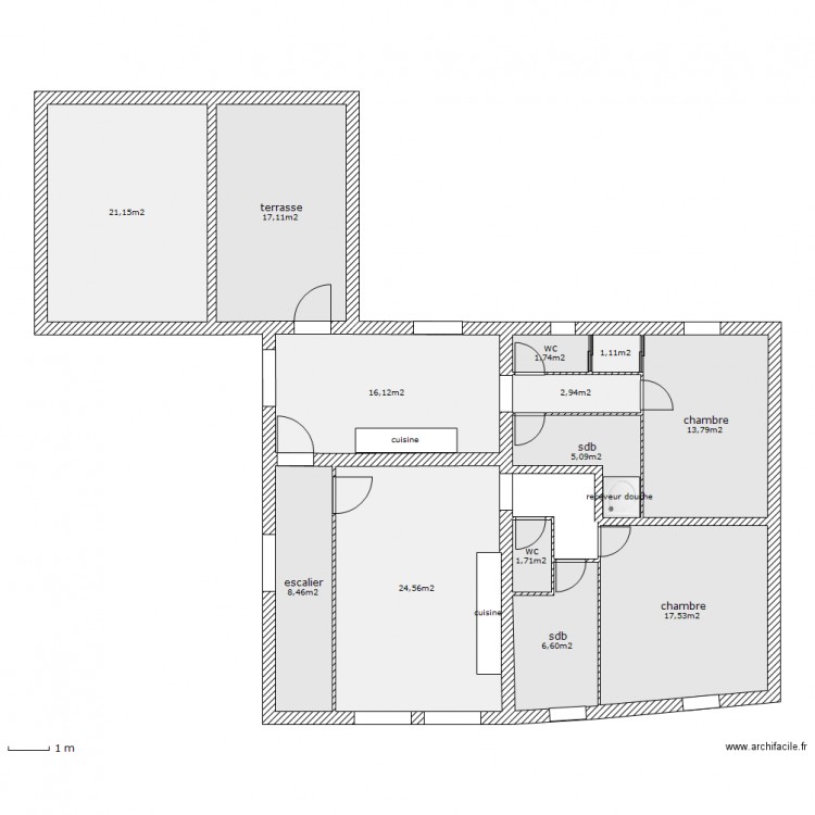 christelle etage. Plan de 0 pièce et 0 m2