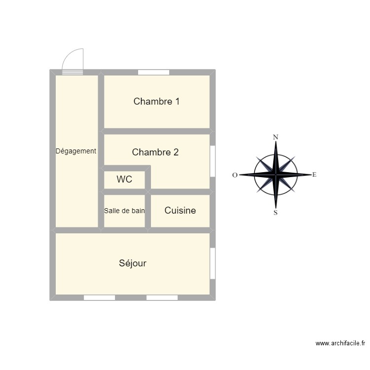 PLAN 2406 LE GALL. Plan de 7 pièces et 11 m2