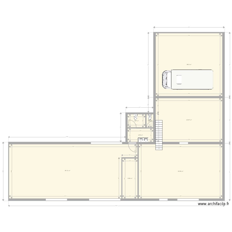 salle beuvry reduite. Plan de 0 pièce et 0 m2