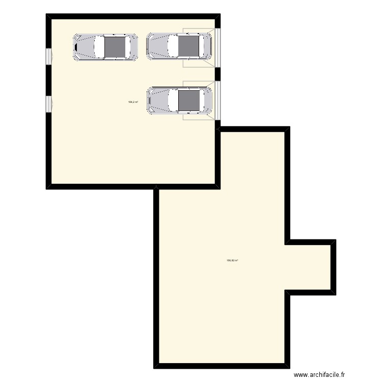 Projet maison . Plan de 0 pièce et 0 m2