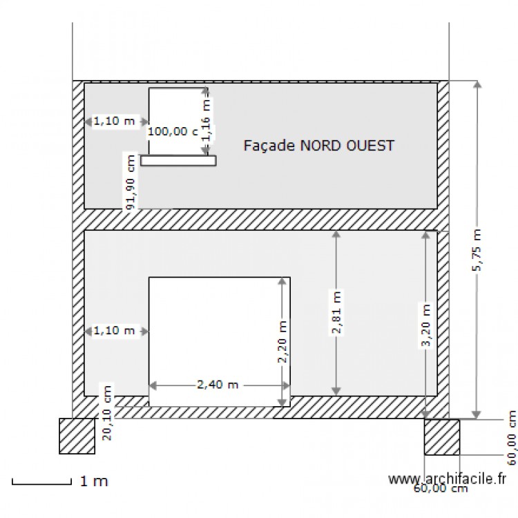 PIGNON OUEST. Plan de 0 pièce et 0 m2