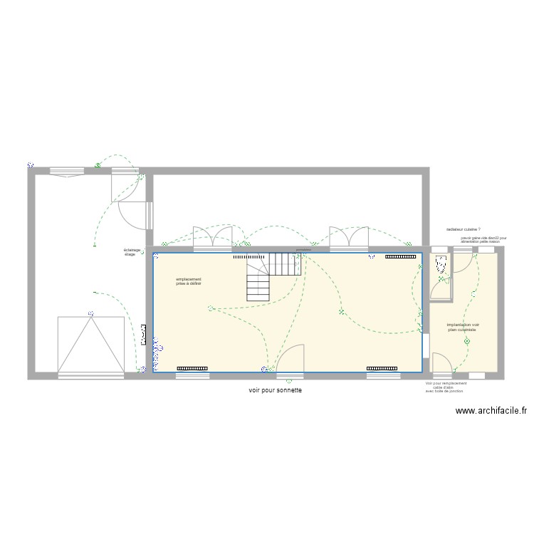 Biger. Plan de 0 pièce et 0 m2