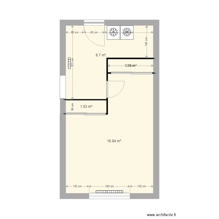 bureau 2. Plan de 0 pièce et 0 m2