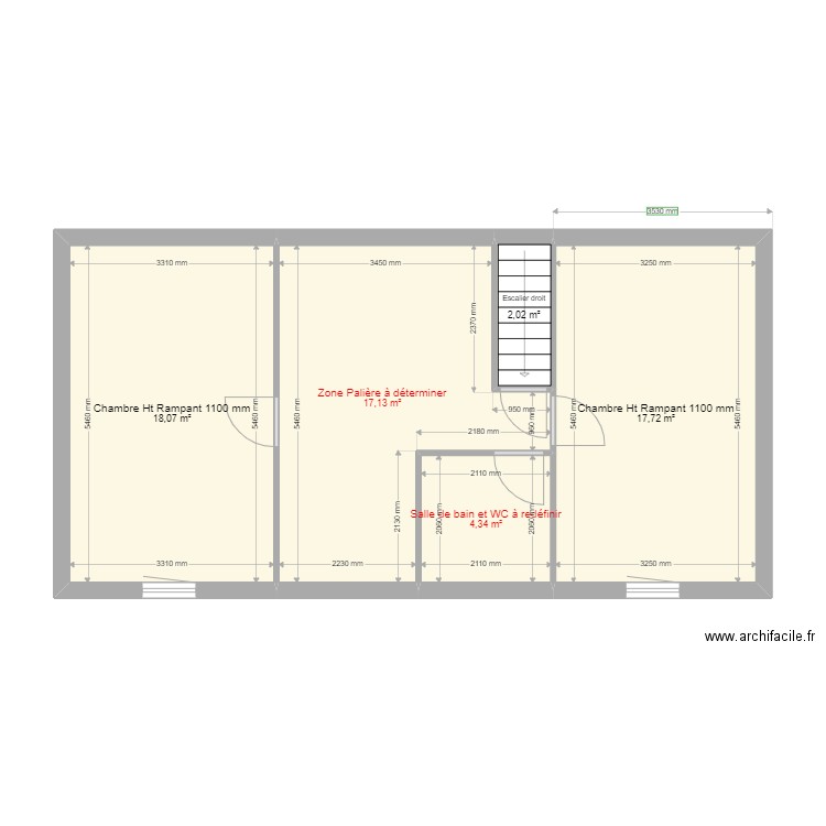 Maison 1er étage Cité Jardin . Plan de 0 pièce et 0 m2