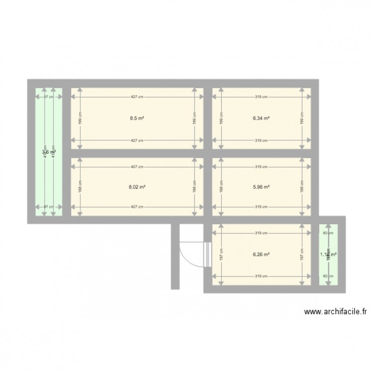 vilalr. Plan de 0 pièce et 0 m2