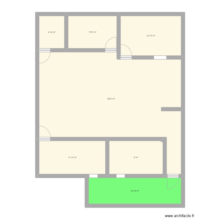 plan dylan maison. Plan de 7 pièces et 117 m2