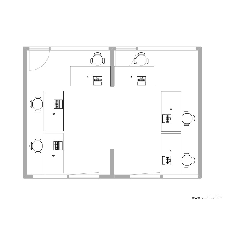 Bureau 160. Plan de 0 pièce et 0 m2