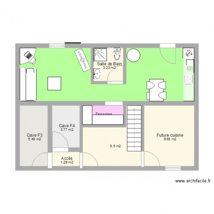 maison1. Plan de 0 pièce et 0 m2