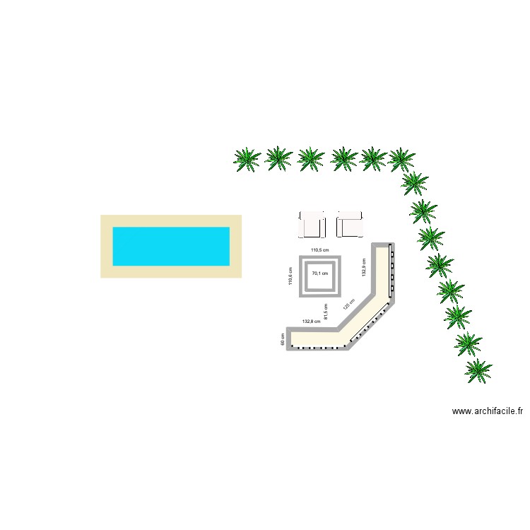 plan villa Mouyal. Plan de 0 pièce et 0 m2