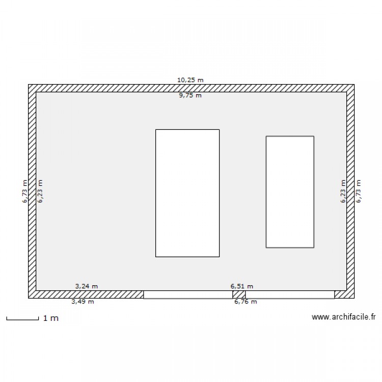 GARAGE COTE NORD. Plan de 0 pièce et 0 m2