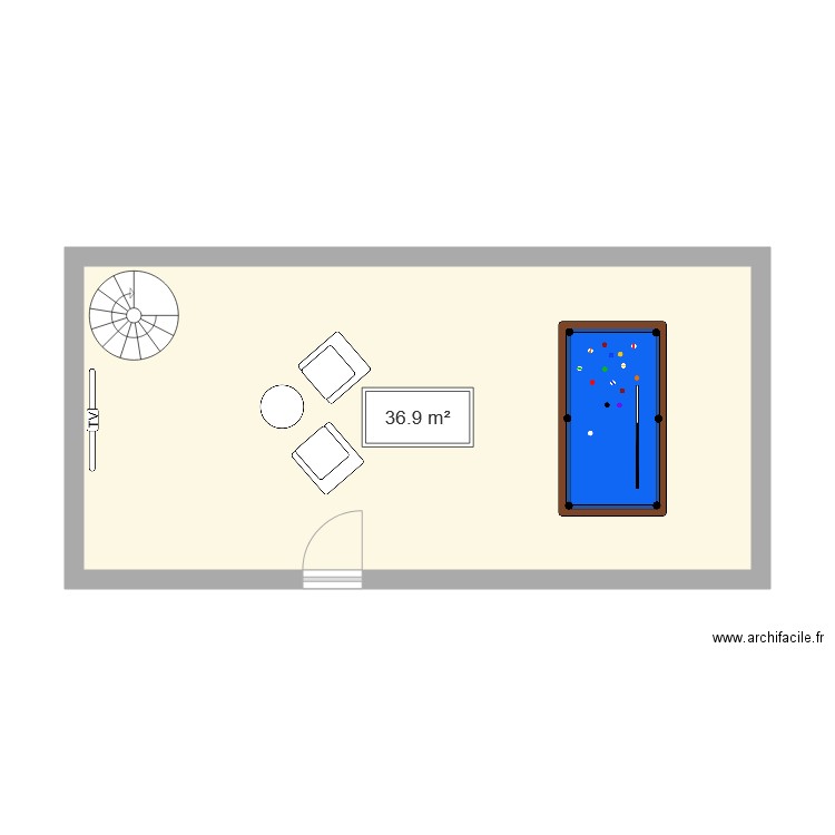 etage. Plan de 0 pièce et 0 m2