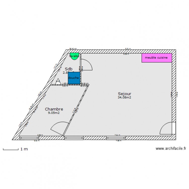 commerce. Plan de 0 pièce et 0 m2