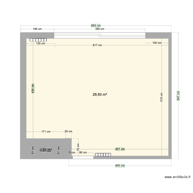 PAL 11 LIVING AS IS. Plan de 2 pièces et 31 m2