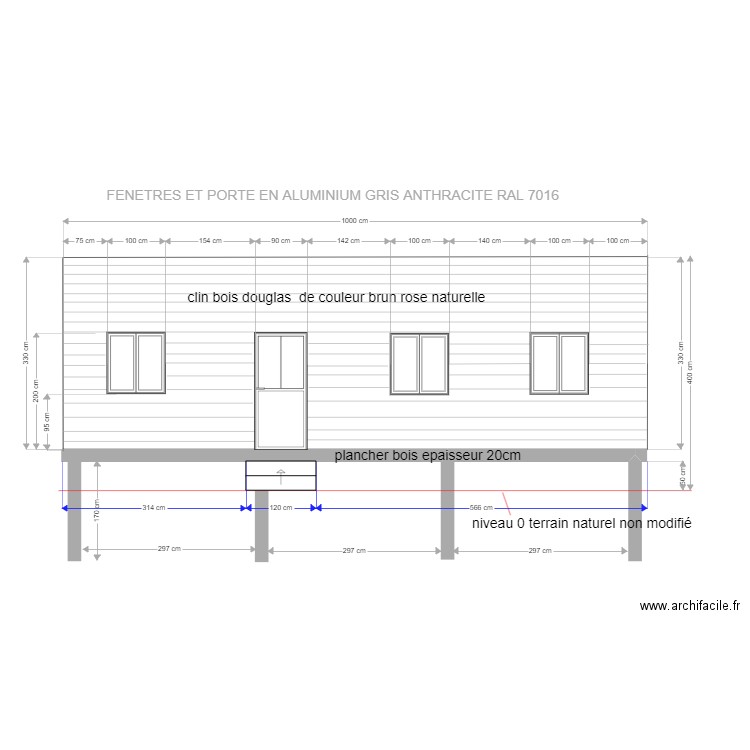 FACE AVANT. Plan de 0 pièce et 0 m2