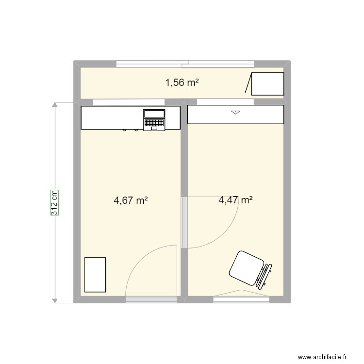 BOX AFPA. Plan de 0 pièce et 0 m2