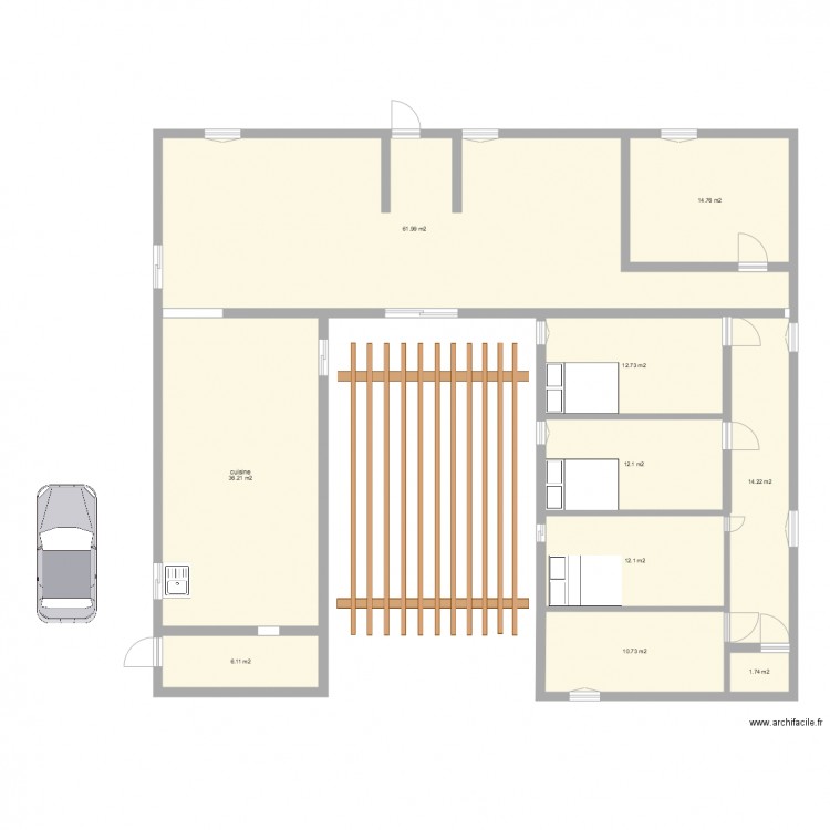 Maison 2. Plan de 0 pièce et 0 m2