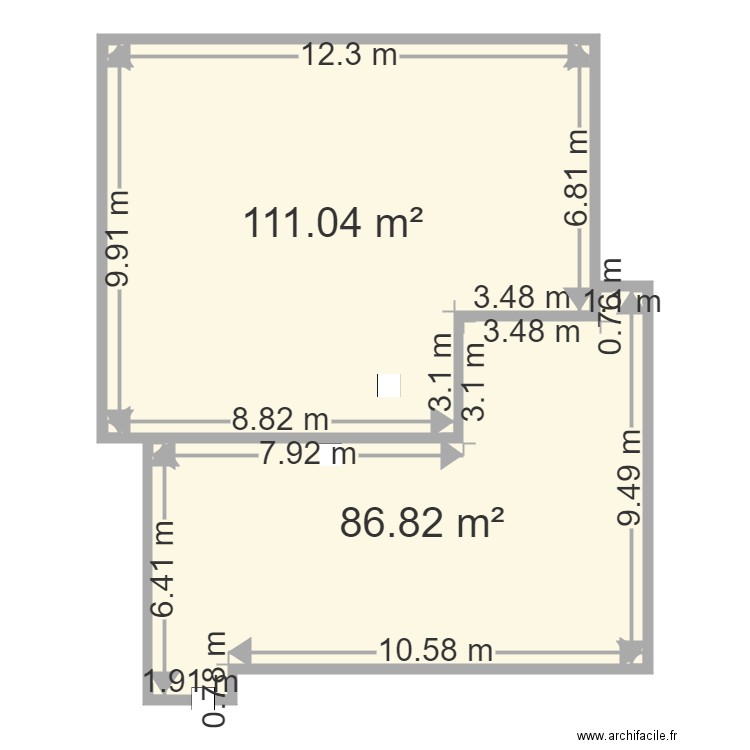 30faubourg. Plan de 0 pièce et 0 m2