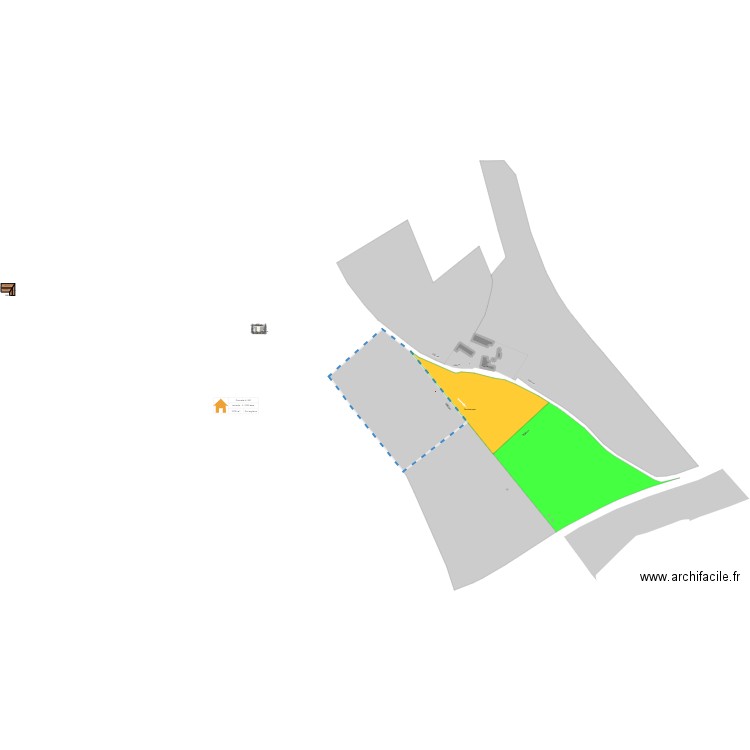 gaugeac 2 plan de masse avant. Plan de 12 pièces et 560 m2