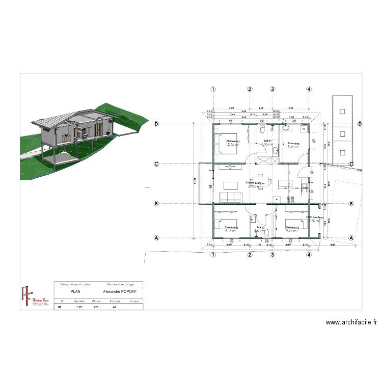 plan al. Plan de 0 pièce et 0 m2