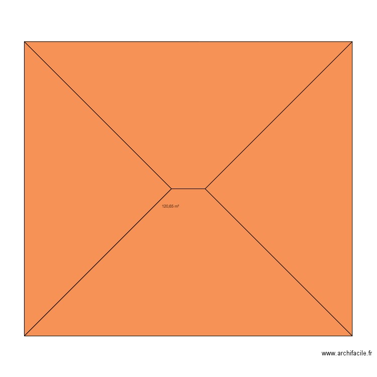 123. Plan de 1 pièce et 121 m2