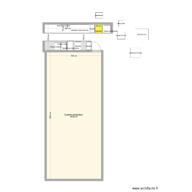 Plan basse Chico s 2. Plan de 4 pièces et 51 m2