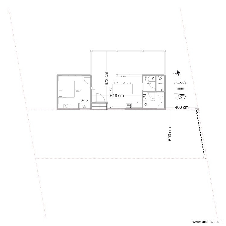 ti carbet. Plan de 5 pièces et 76 m2