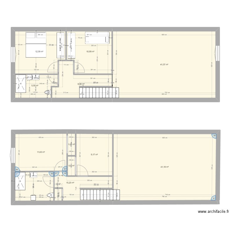 Plan NICO 21. Plan de 11 pièces et 159 m2