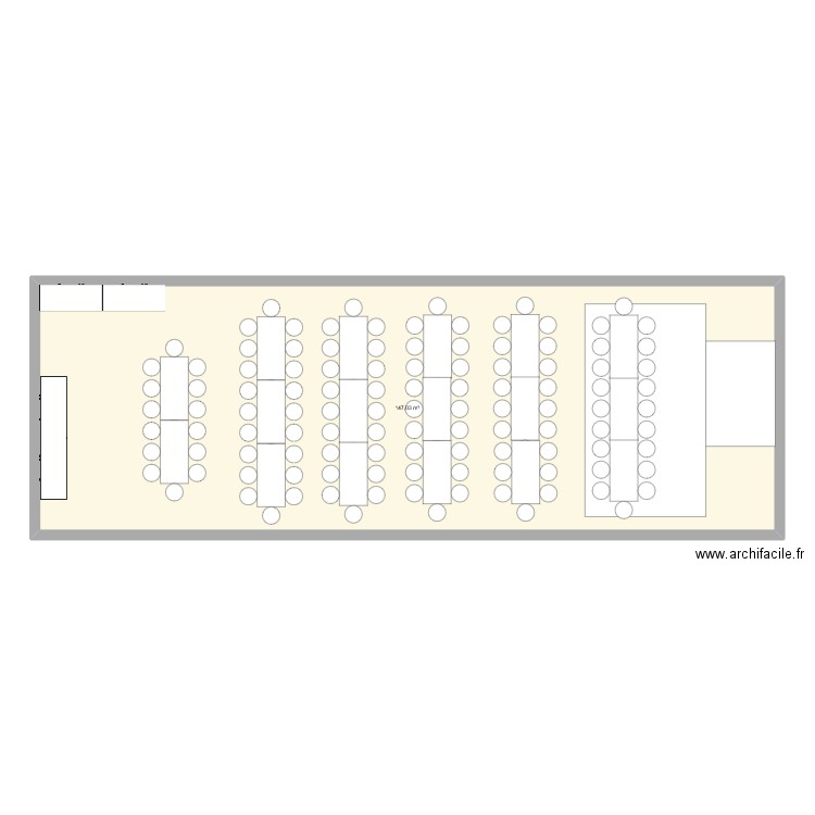 plan3. Plan de 1 pièce et 147 m2