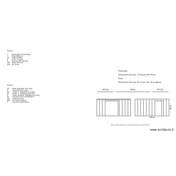 Mur Cote Fleuve 16X32 Aout. Plan de 28 pièces et 20 m2