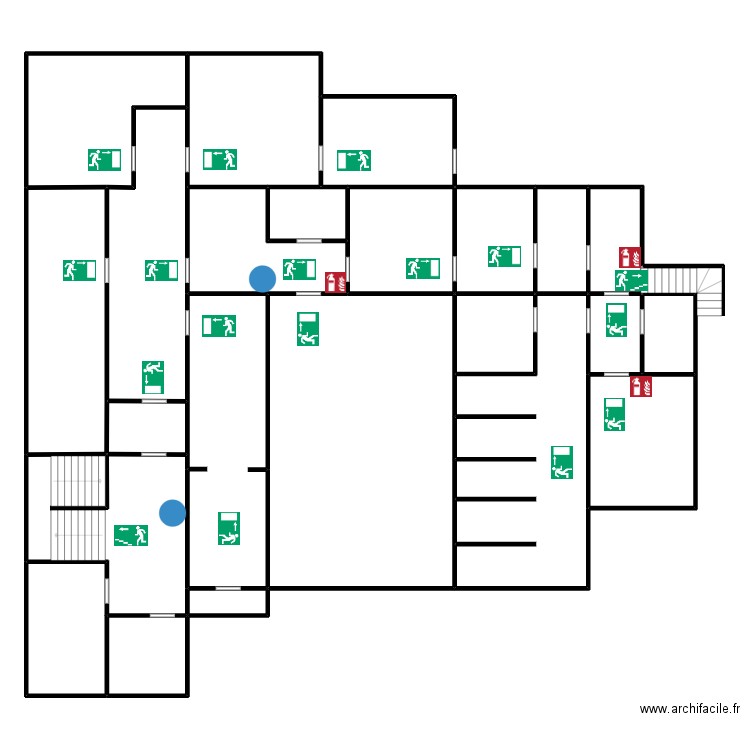 SALLE COMMUNAL S/SOL. Plan de 23 pièces et 432 m2