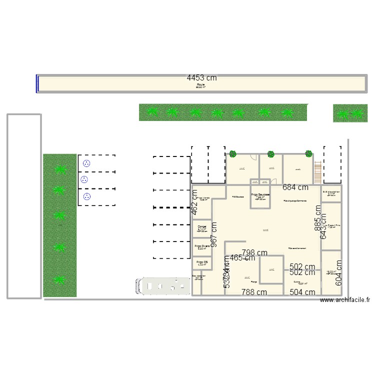 Plan Batiment 15X20 2. Plan de 19 pièces et 430 m2