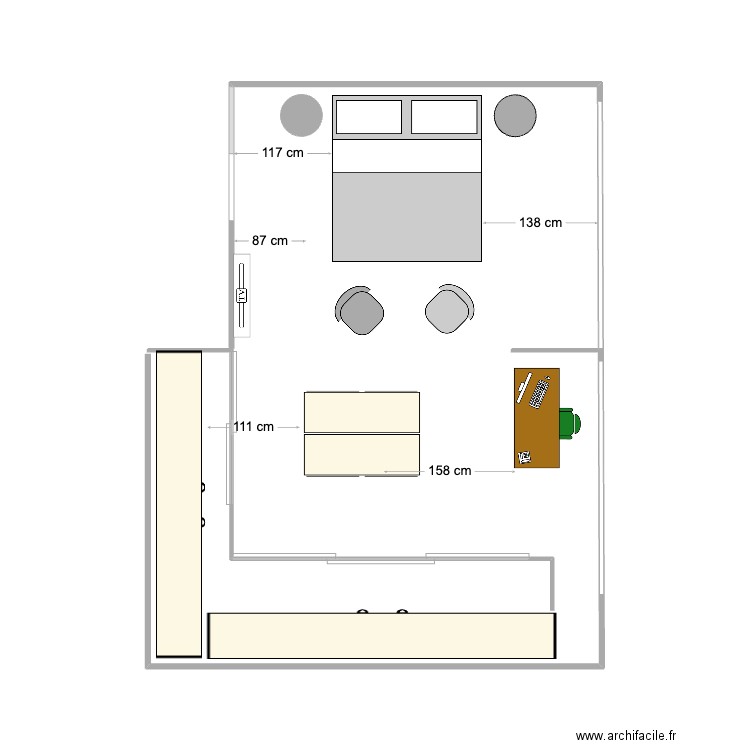 VDA CHAMBRE MASTER 17. Plan de 0 pièce et 0 m2