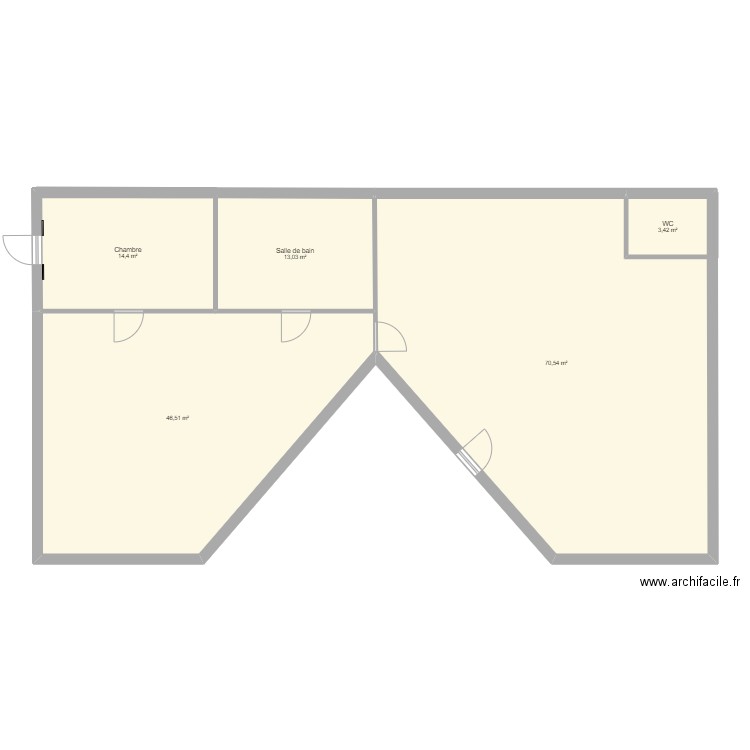 maison mathis. Plan de 5 pièces et 148 m2