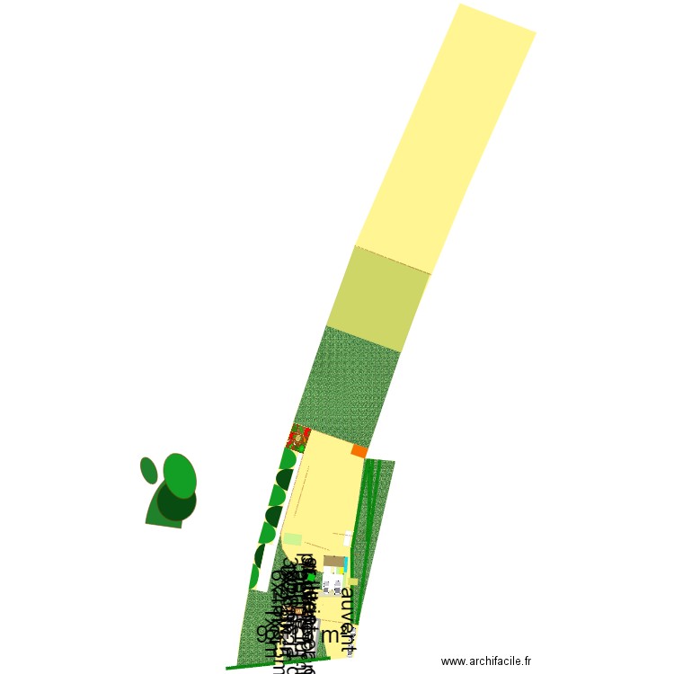 Projet Josiane 1. Plan de 1 pièce et 92 m2