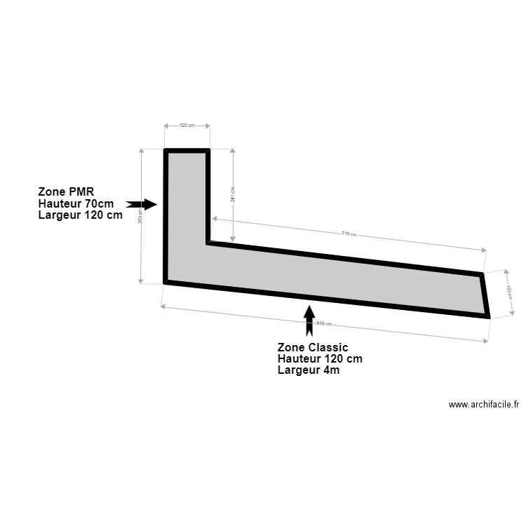 Plan Comptoir. Plan de 0 pièce et 0 m2