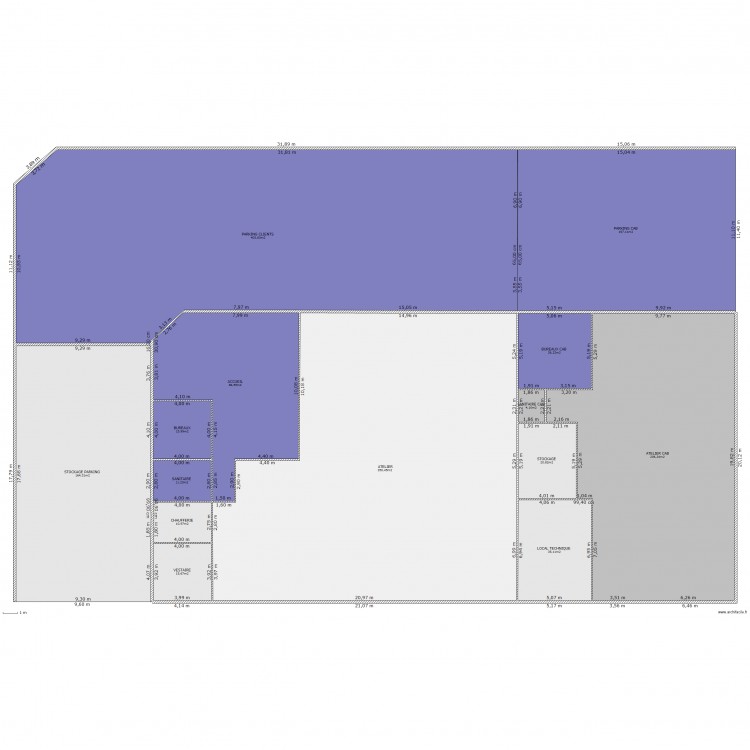 SCI . Plan de 0 pièce et 0 m2