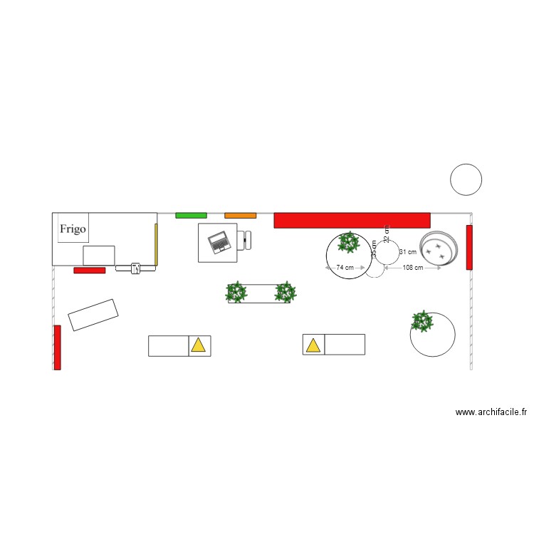 IMPLANTATION IKEA. Plan de 0 pièce et 0 m2