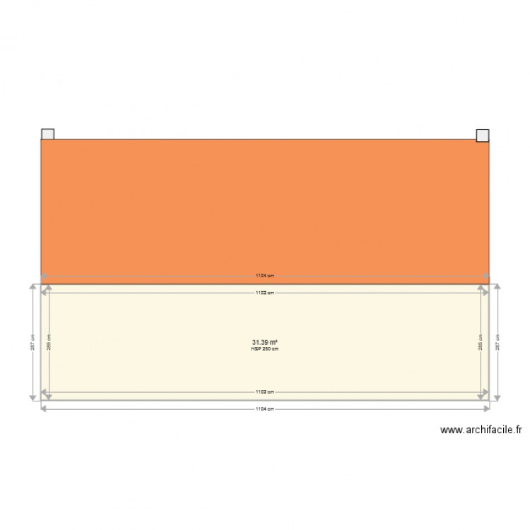 MAISON vue de face 1. Plan de 0 pièce et 0 m2