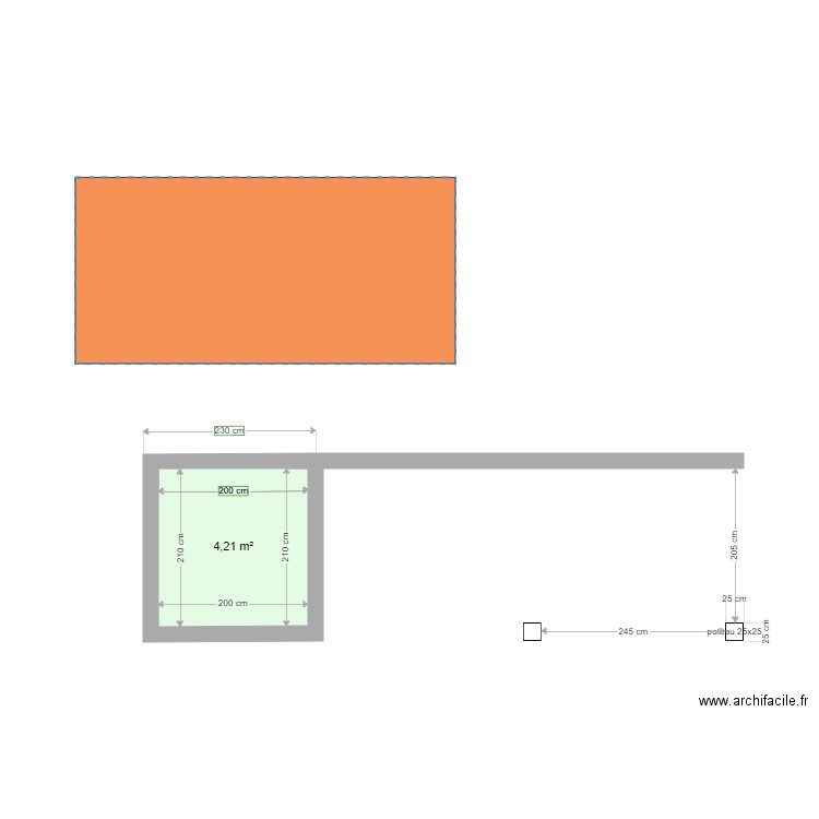 abri piscine 1. Plan de 0 pièce et 0 m2