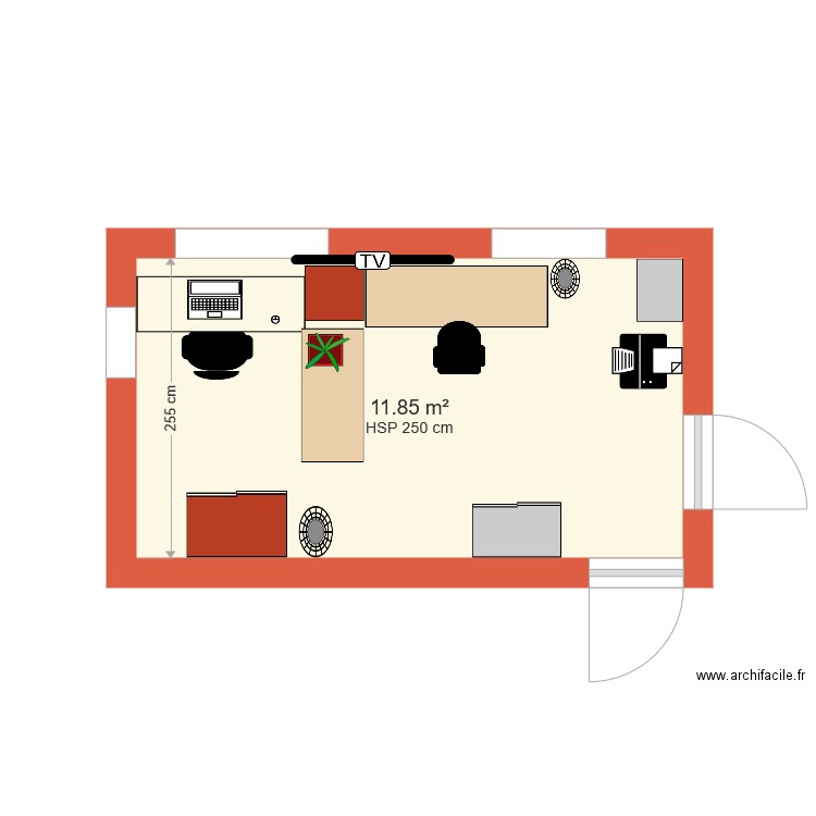 plan ancien. Plan de 0 pièce et 0 m2