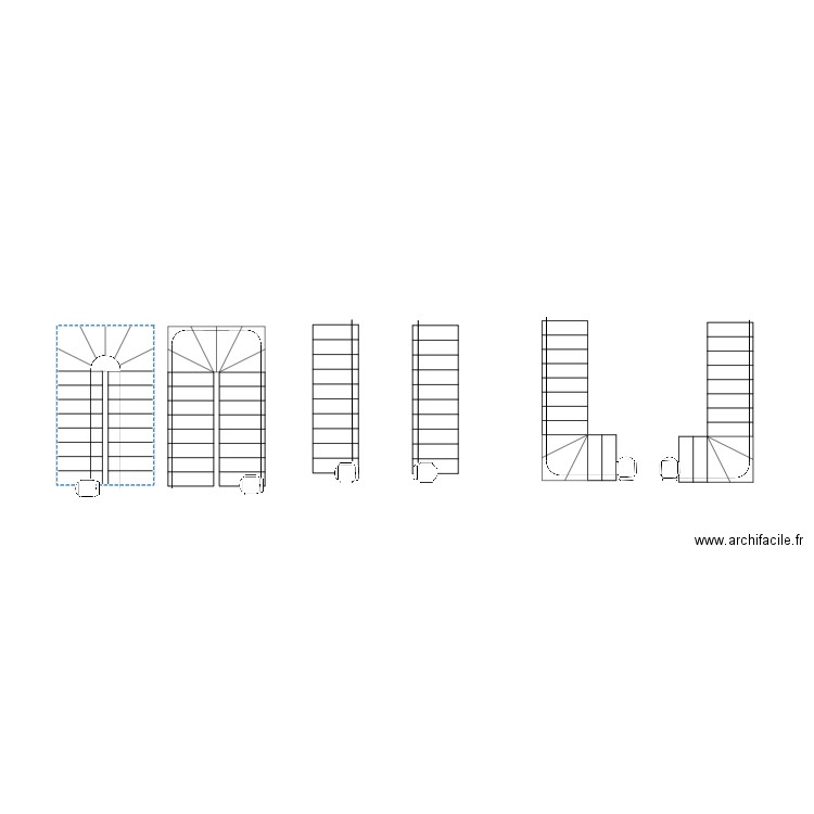 escalier. Plan de 0 pièce et 0 m2