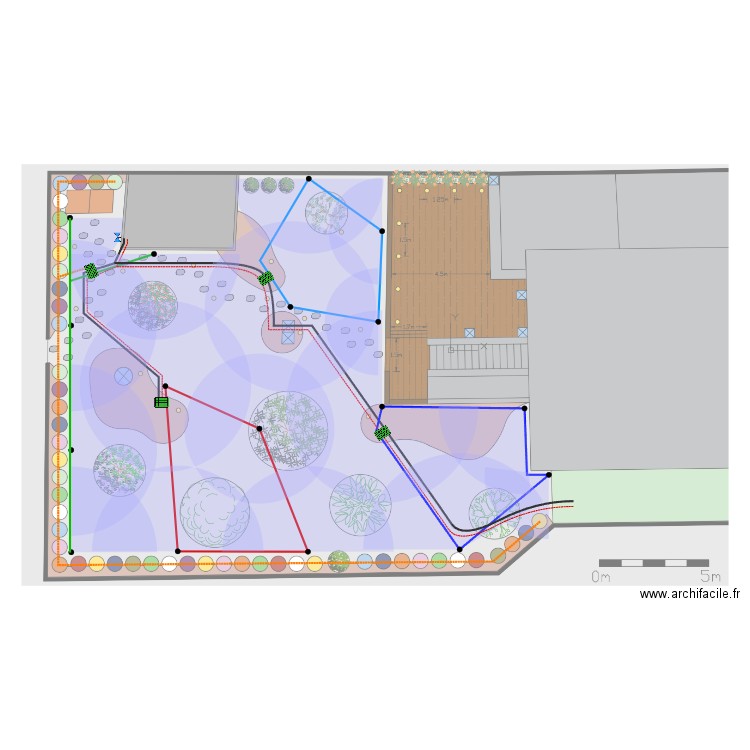 Plan arrosage. Plan de 0 pièce et 0 m2