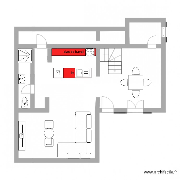 Plan. Plan de 0 pièce et 0 m2