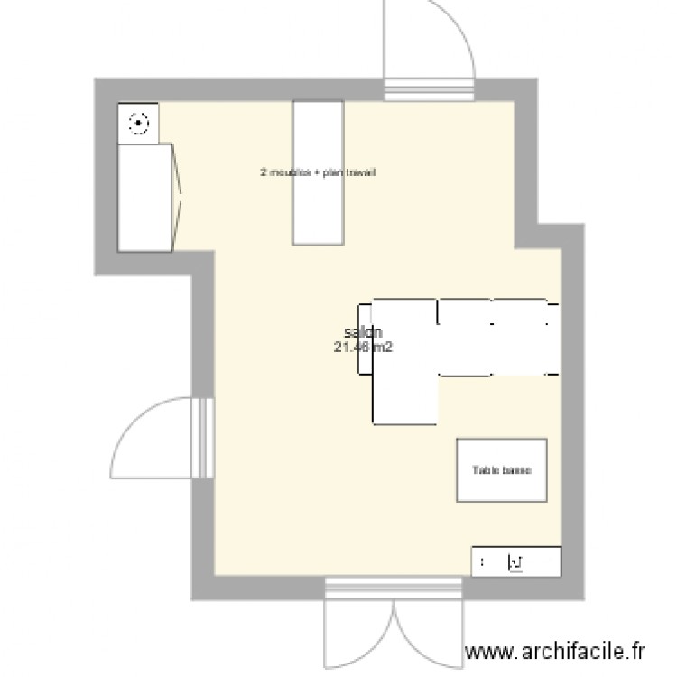 appart. Plan de 0 pièce et 0 m2