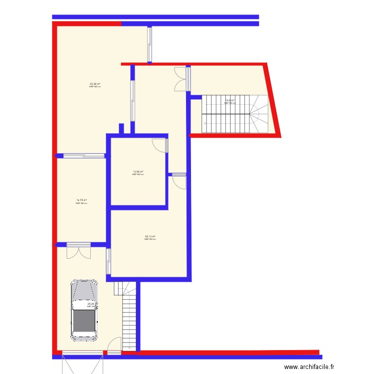 maison 3. Plan de 0 pièce et 0 m2