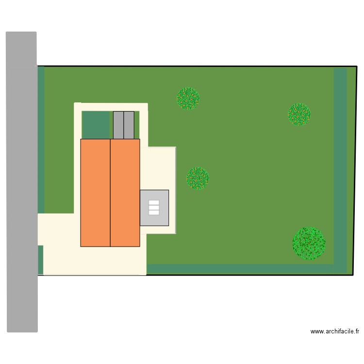 Plan de masse Maison. Plan de 16 pièces et 1715 m2