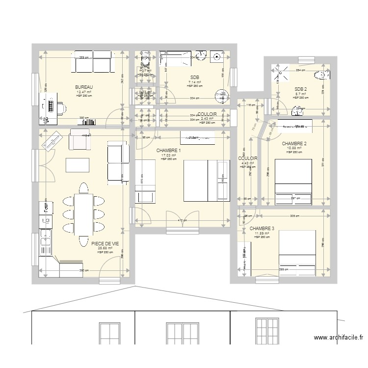 PROJETFOURASNB3. Plan de 0 pièce et 0 m2