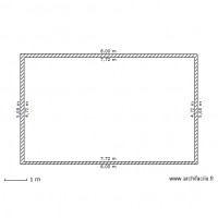 plan d'un préau 8mx5m